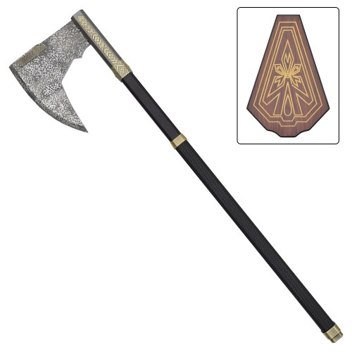 GIMLI' BEARDED AXE FROM THE LORD OF RINGS, Strength Carved from Stone and Steel